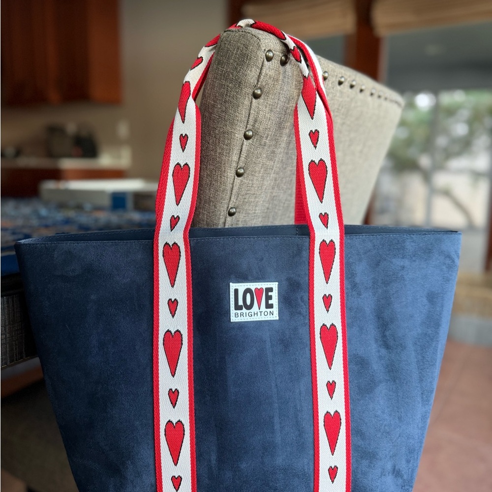 Brighton Velveteen Love Tote NWOT